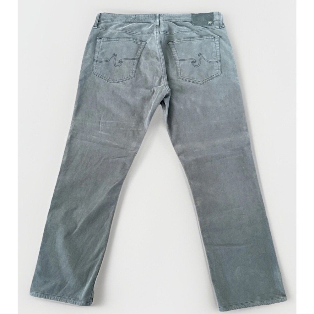 AG Adriano Goldschmied Pants Mens 36x30 Charcoal Gray The Everett Slim Straight - Picture 3 of 15